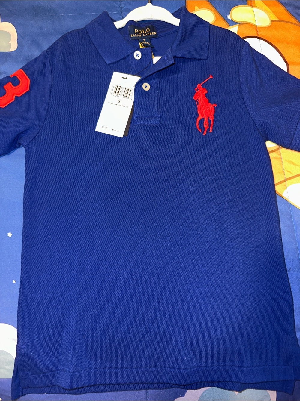 Polo by Ralph Lauren Royal Blue Polo with Red Pony Patch